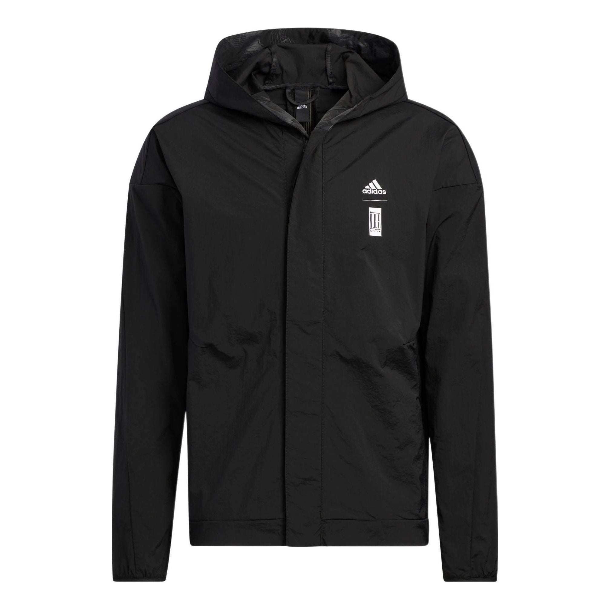 adidas WJ WB Sports Hooded Jacket Black HE5145 - 1