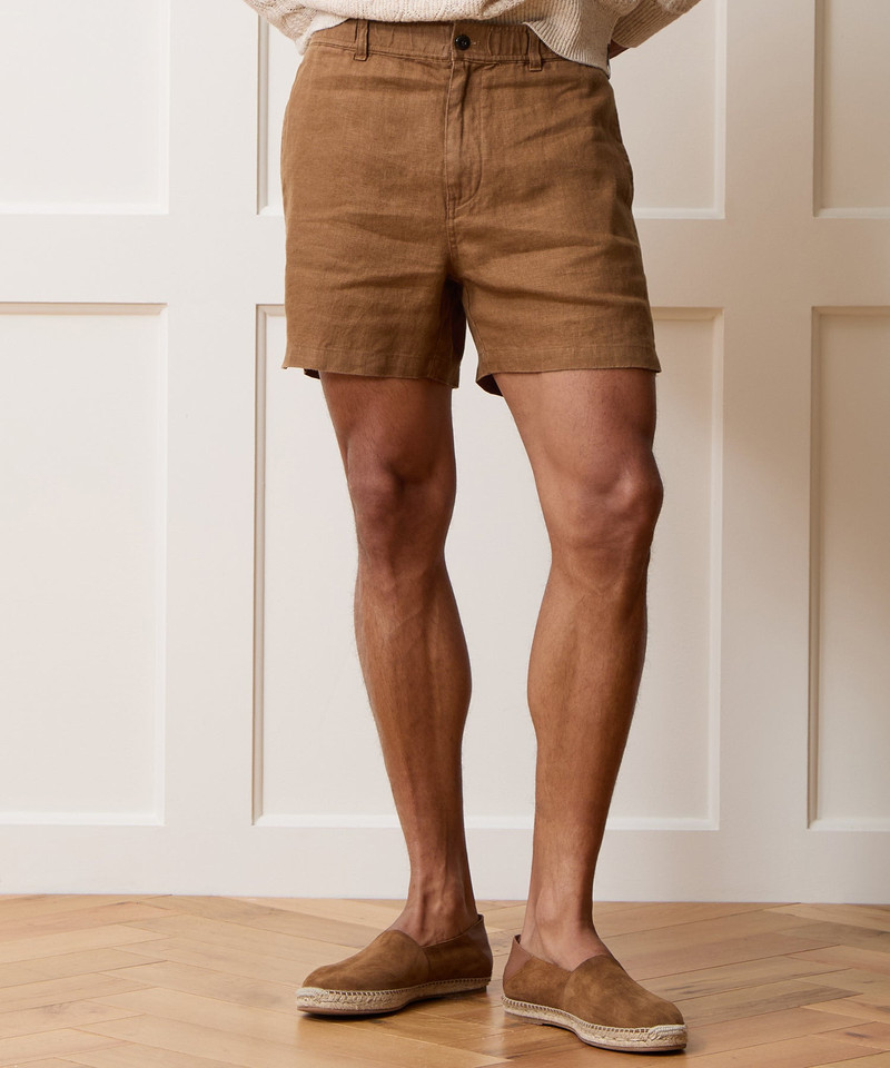 TODD SNYDER 5" Linen Beachcomber Short outlook