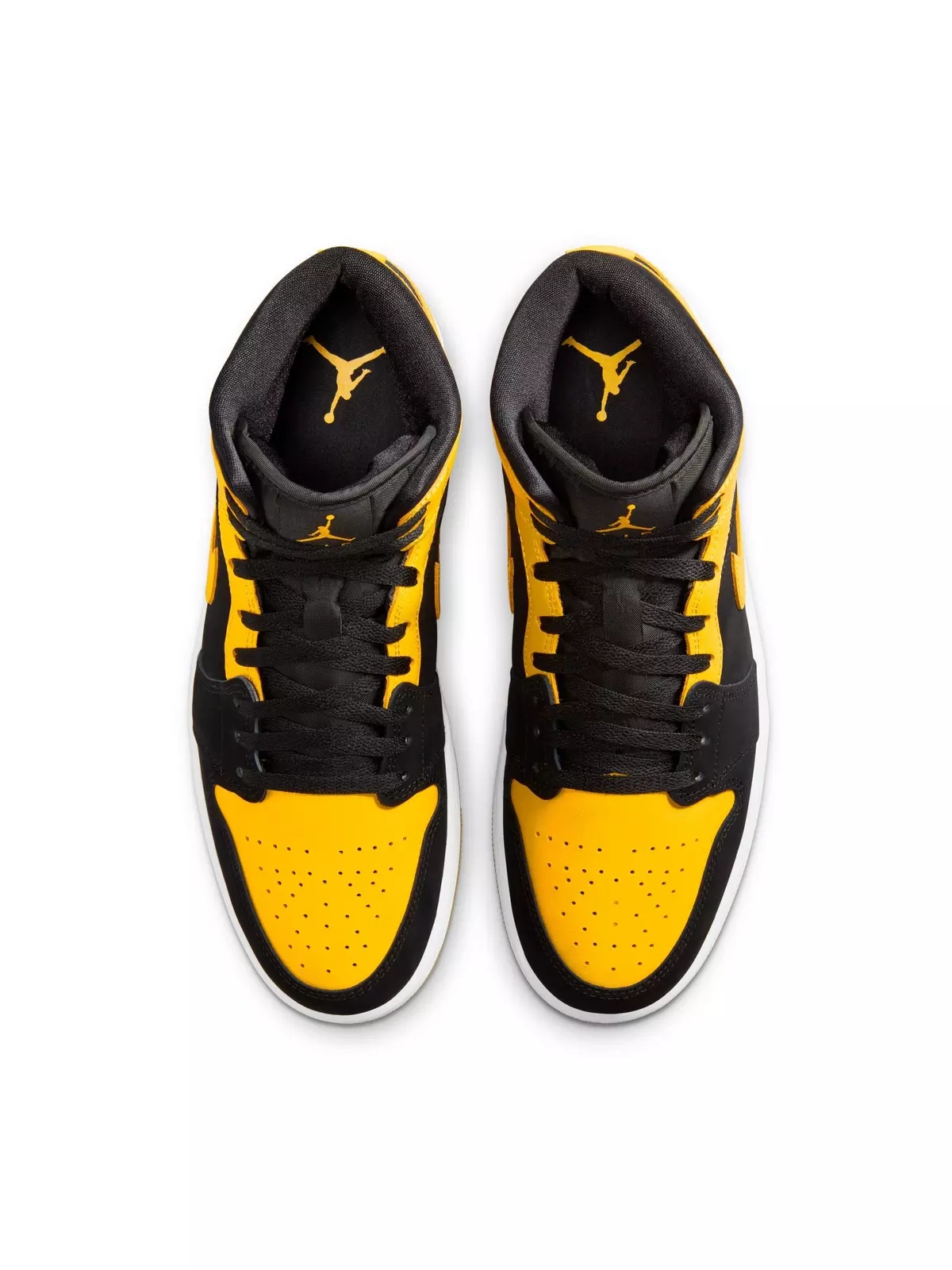 1 Mid SE "Black/Varsity Maize/White" Men's Shoe - 6