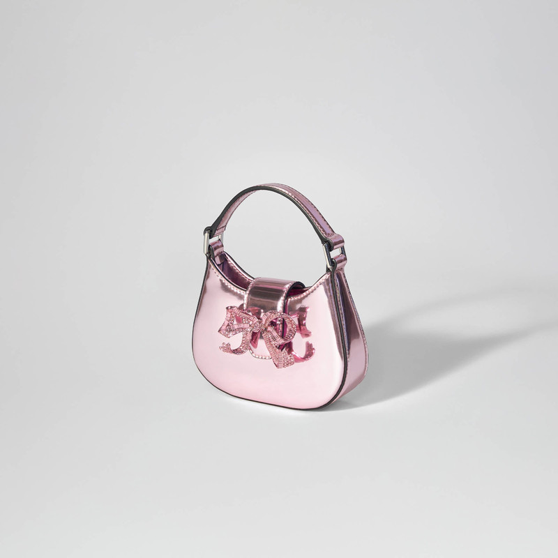 Pink Crescent Bow Micro Bag 2
