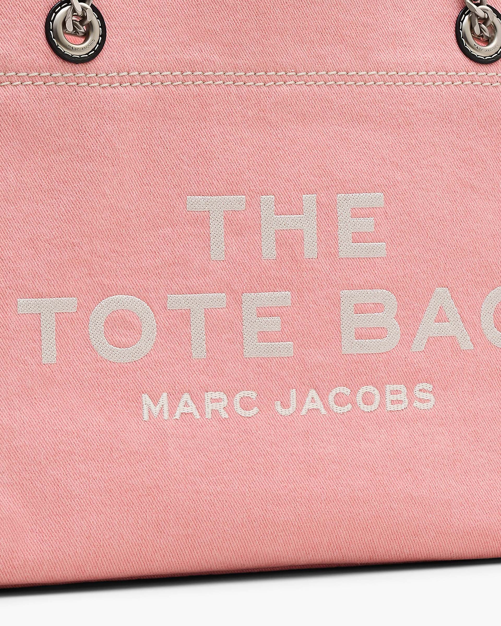 THE DENIM CHAIN MEDIUM TOTE BAG - 4
