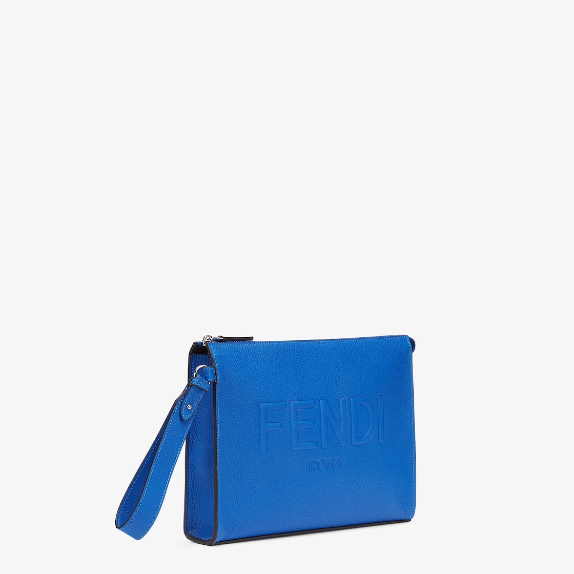 Leather Fendi Roma Flat Pouch - 2