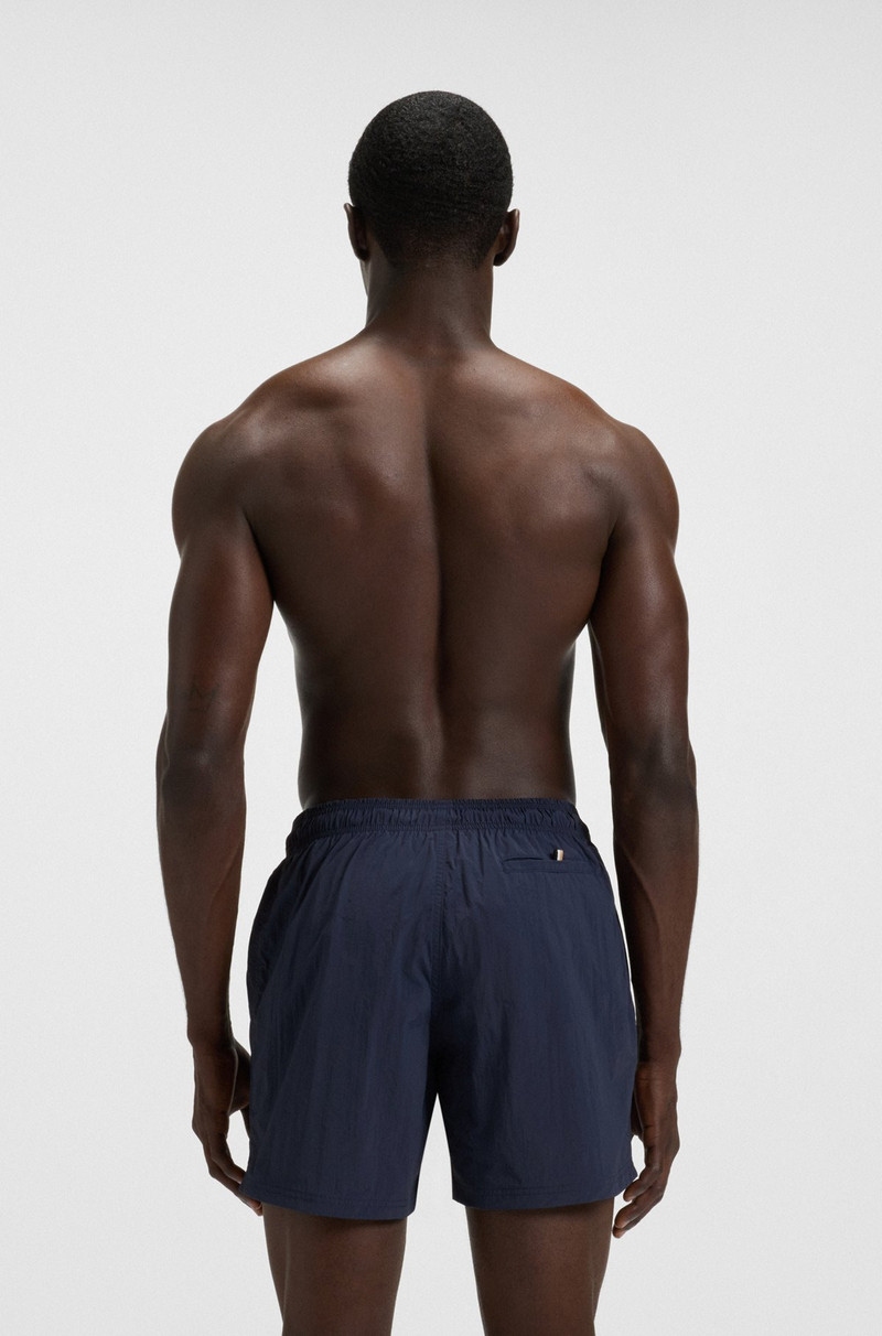 BOSS SWIM SHORTS WITH VERTICAL LOGO PRINT outlook