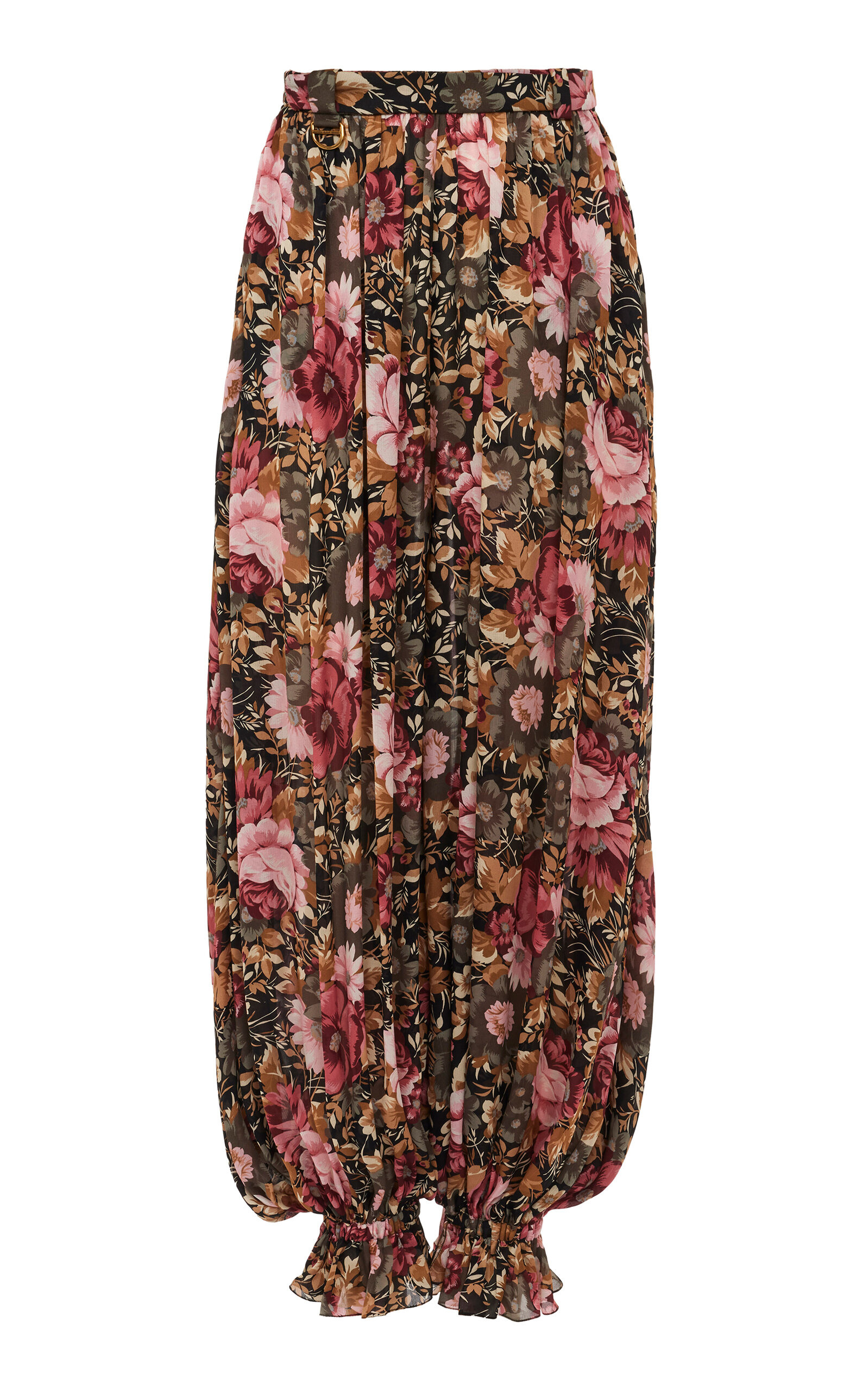 Organic Silk Charmeuse Balloon Pants black - 1
