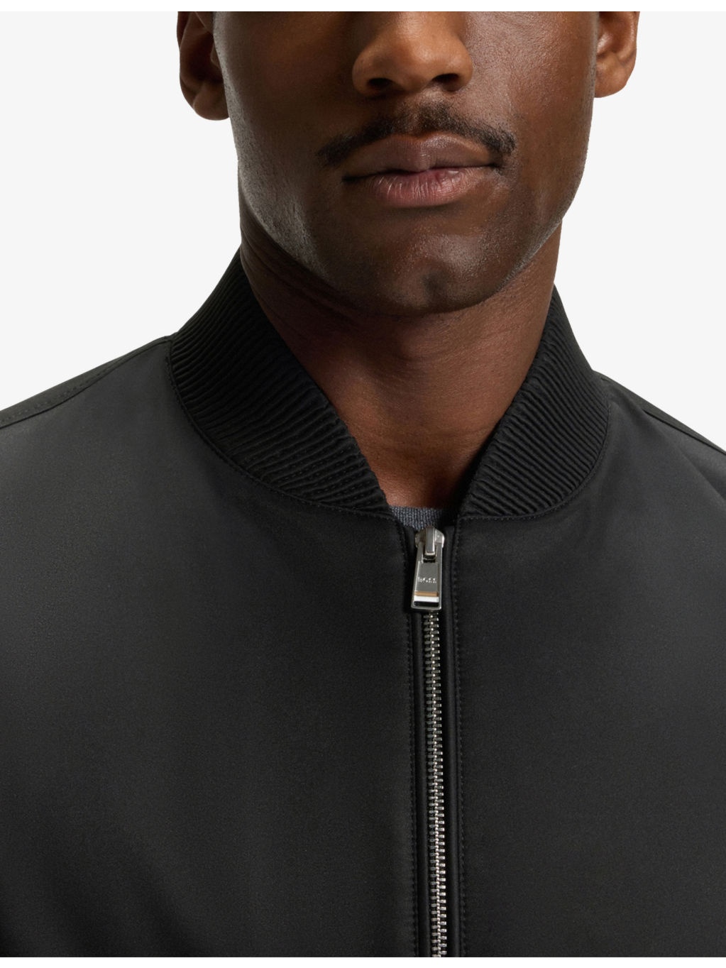 Regular-Fit Zip-Up Woven Bomber Jacket - 6