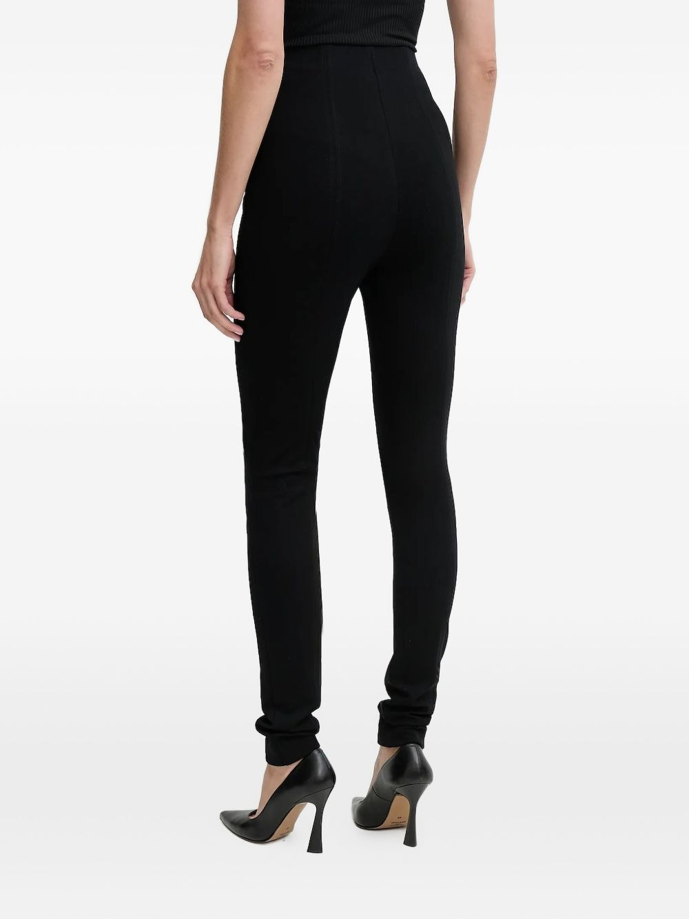 elastic-waistband leggings - 2