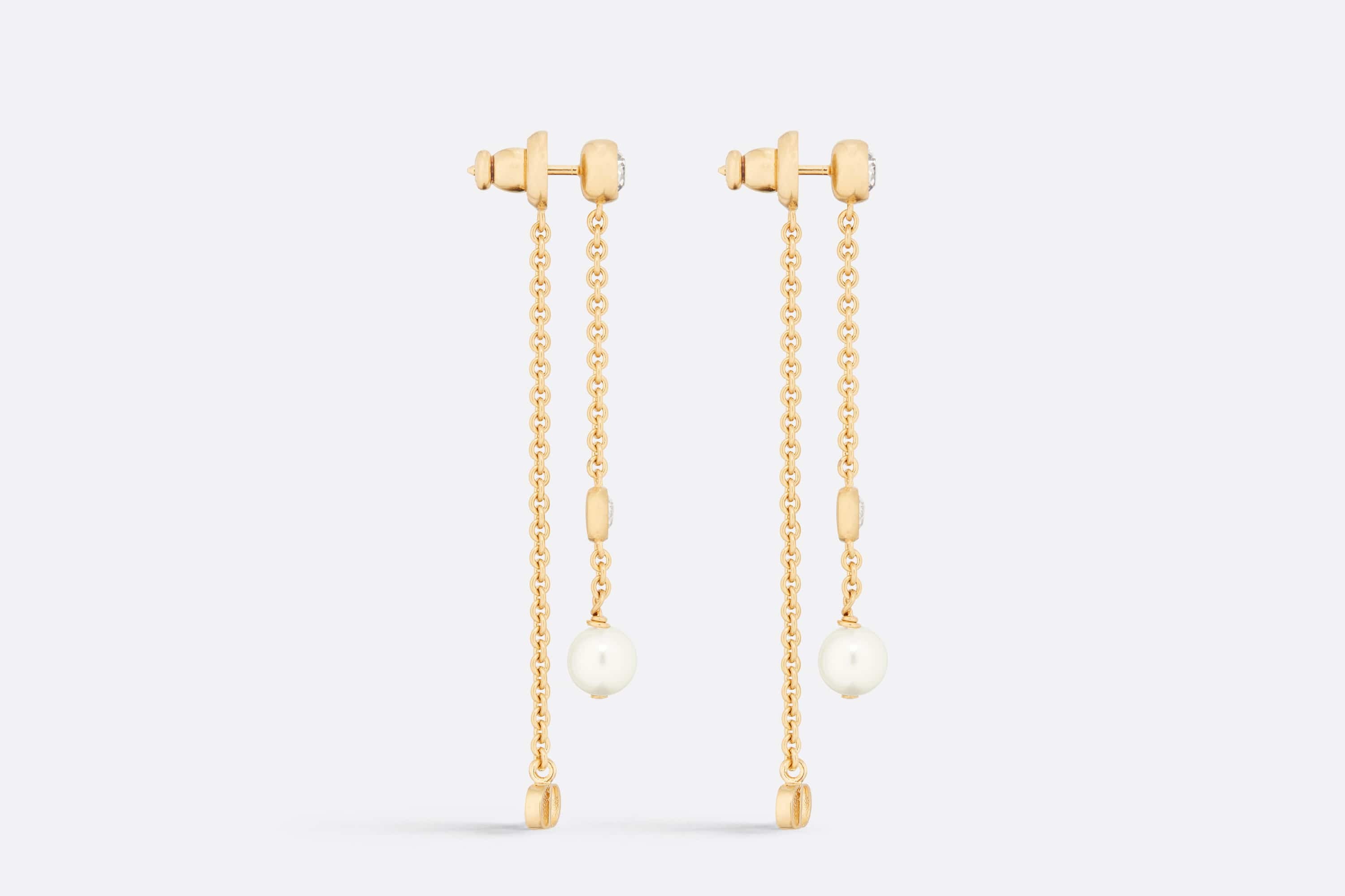 Dior Petit CD Treasure Earrings | dior | REVERSIBLE Dior Petit CD Treasure Earrings | dior | REVERSIBLE