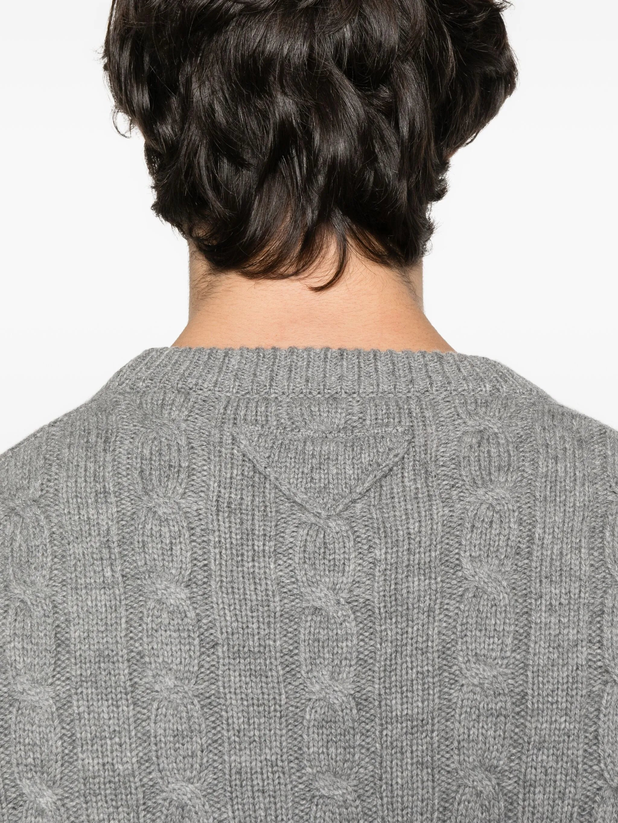 Prada Cable-knit Crew-neck Sweater - 4
