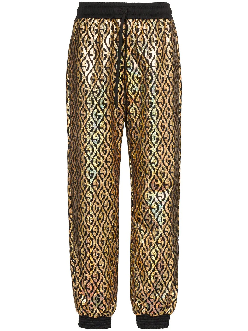 G Rhombus metallic track pants - 1