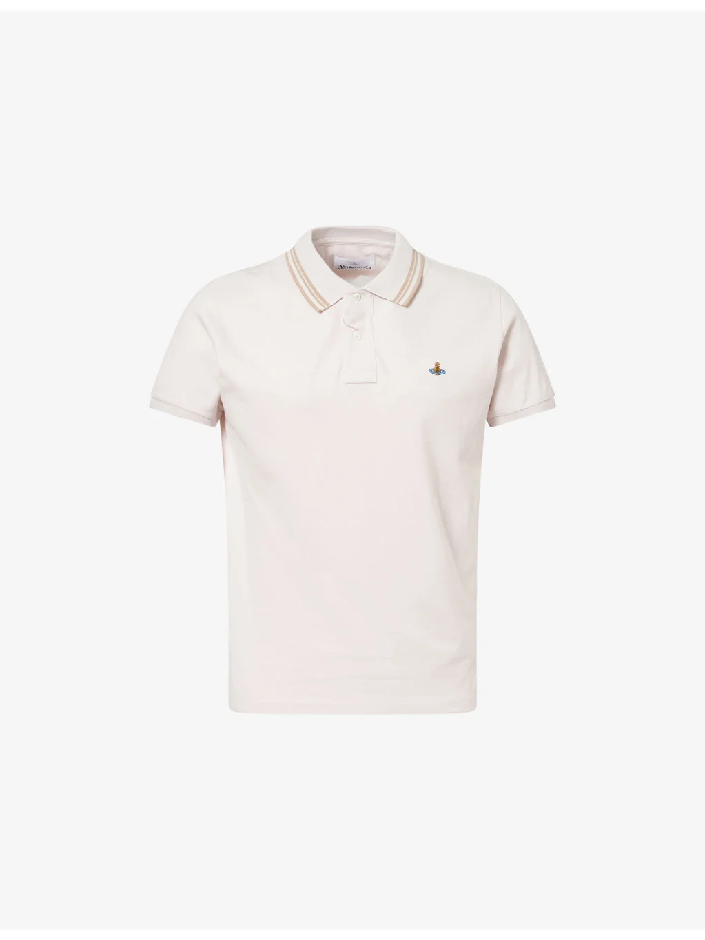 Logo-Embroidered Short-Sleeve Cotton Polo Shirt - 1