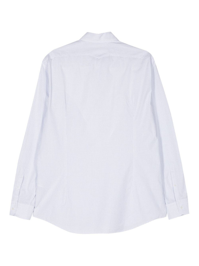 massimo alba Genova checked cotton shirt outlook