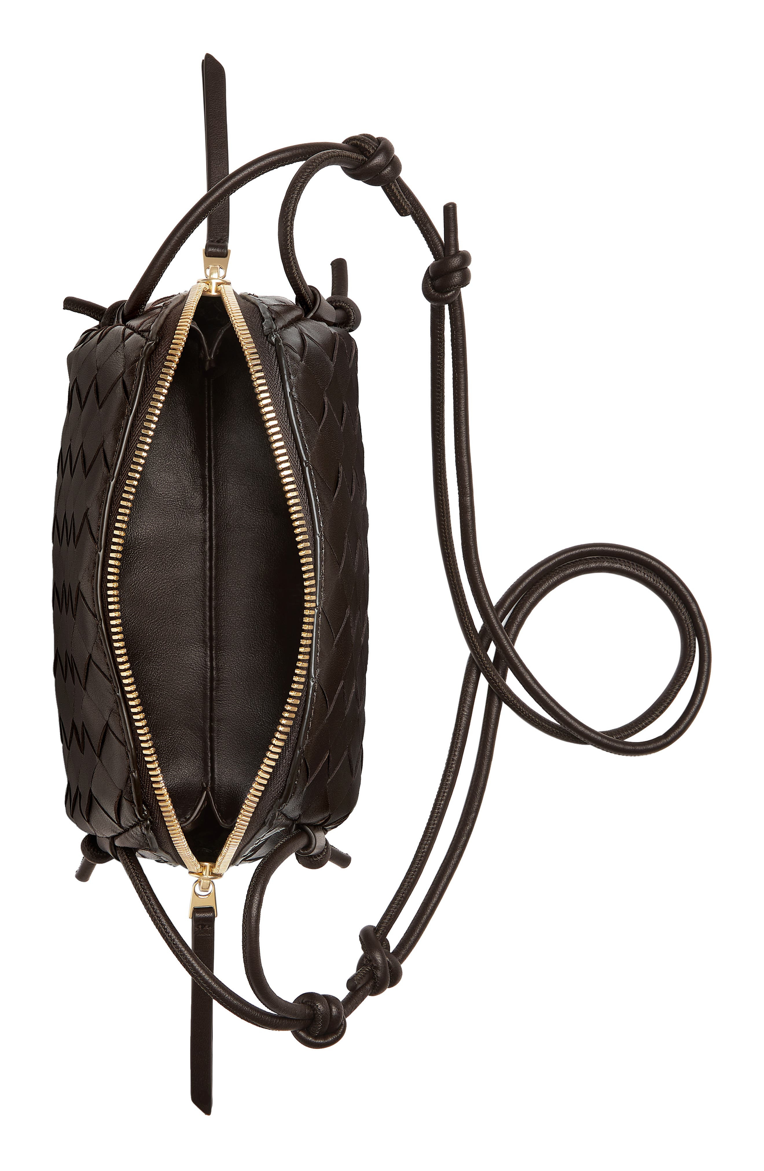 Mini Concert Intrecciato Leather Crossbody Bag - 5