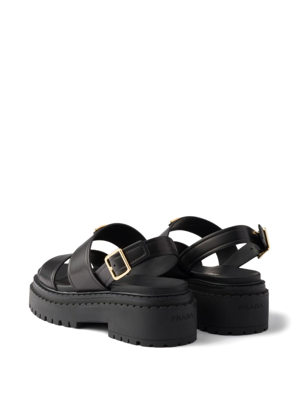 buckle-strap platform sandals - 3