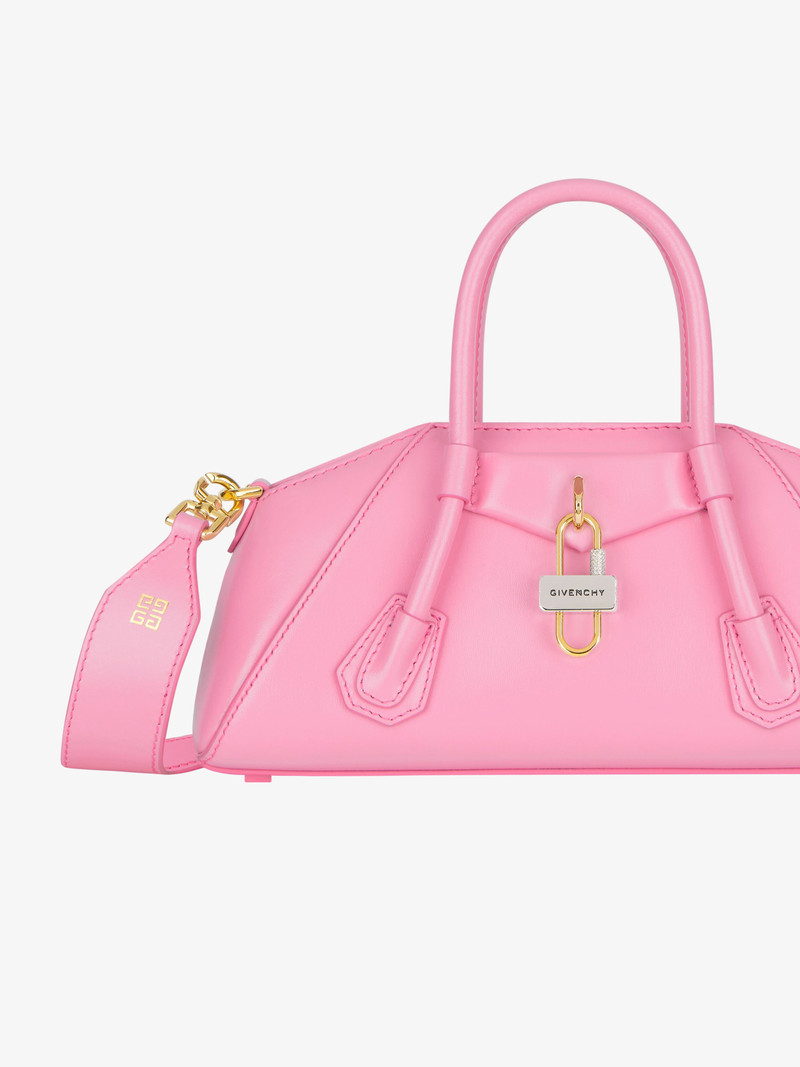 MINI ANTIGONA STRETCH BAG IN BOX LEATHER 8