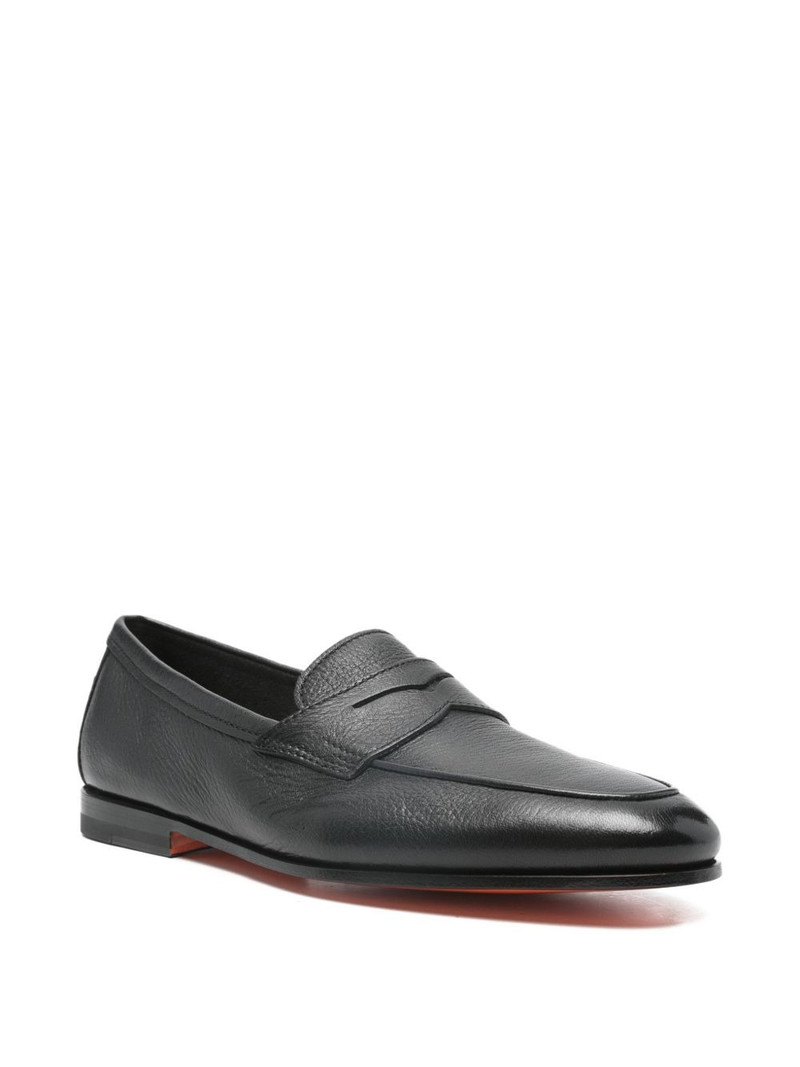 Santoni penny loafers outlook