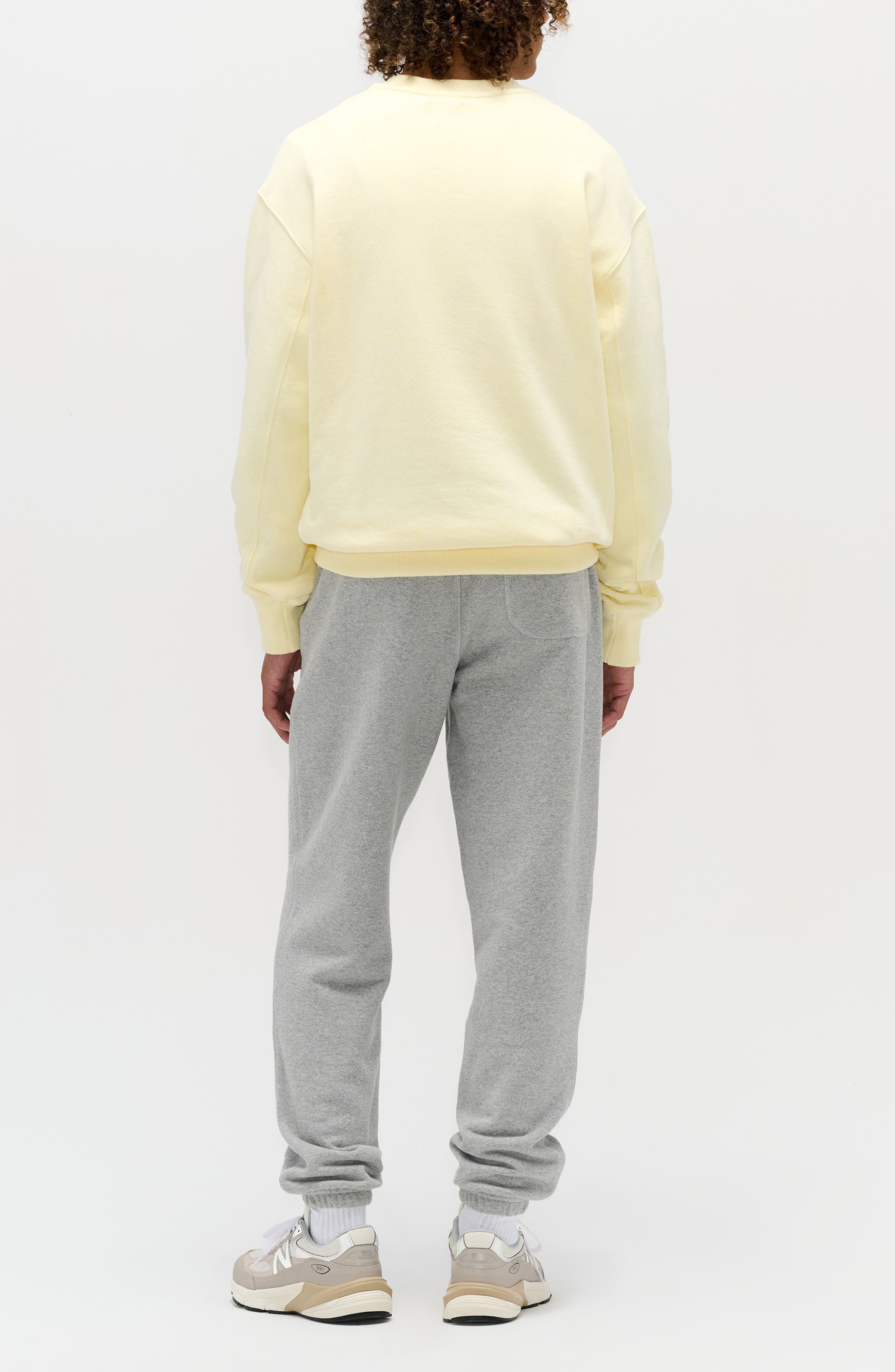New Balance Made in USA Cotton Crewneck Sweatshirt in Dawn Glow at Nordstrom - 4