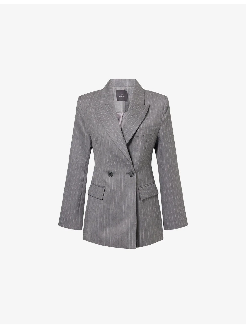 Tiphaine Pinstripe Wool Blazer - 1