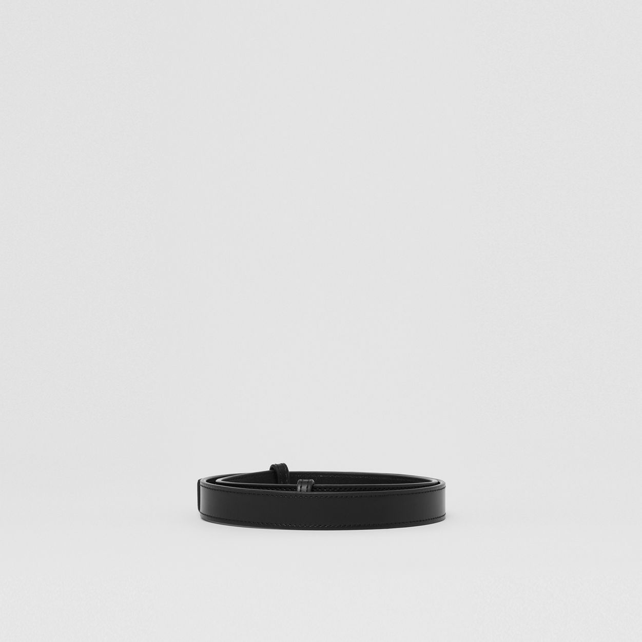 Logo Graphic Leather Belt - 4
