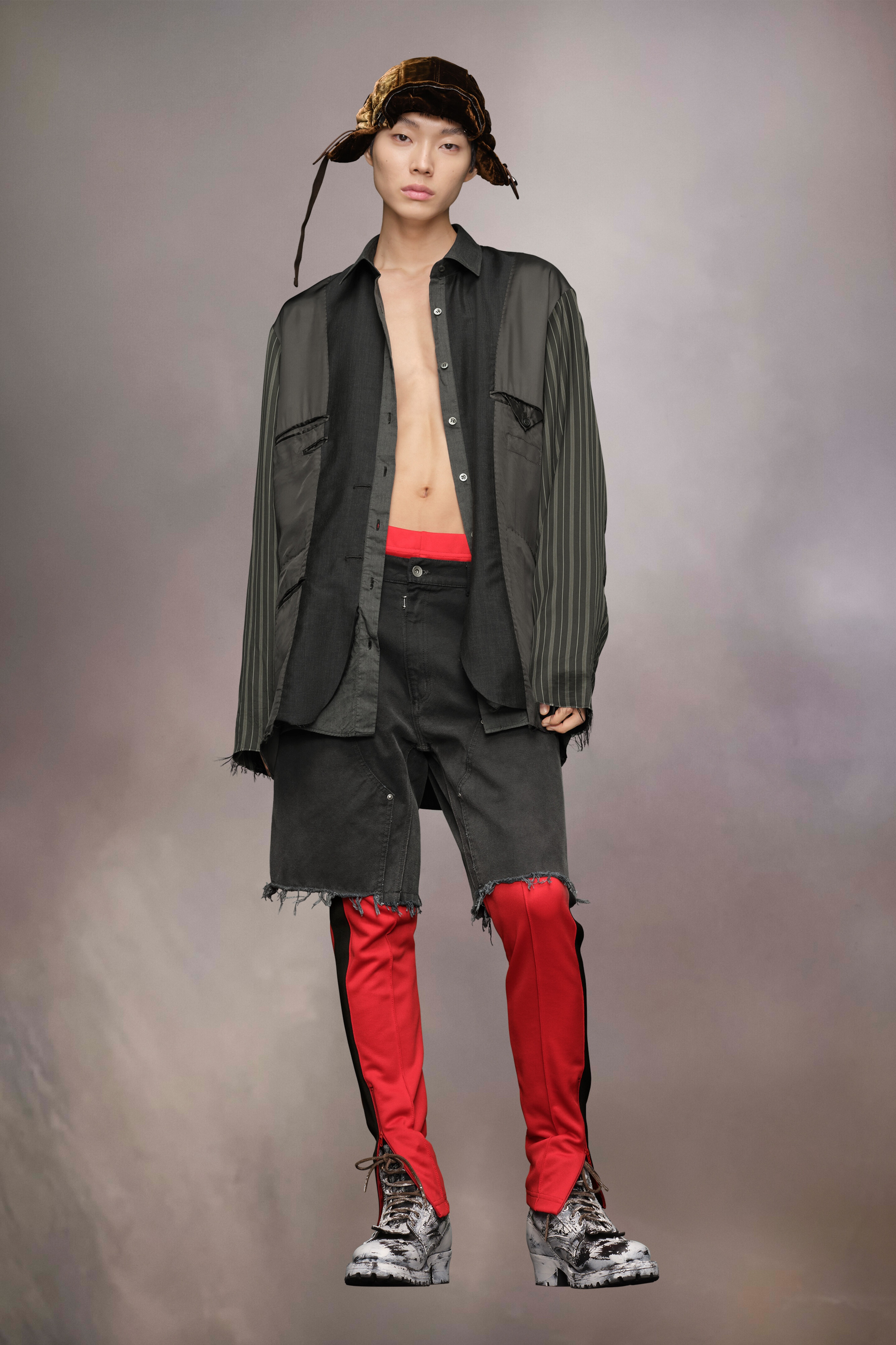 Patchwork inside-out jacket - 3