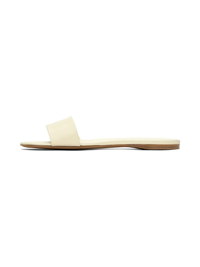 The Row Off-White Combo Slide Sandals outlook