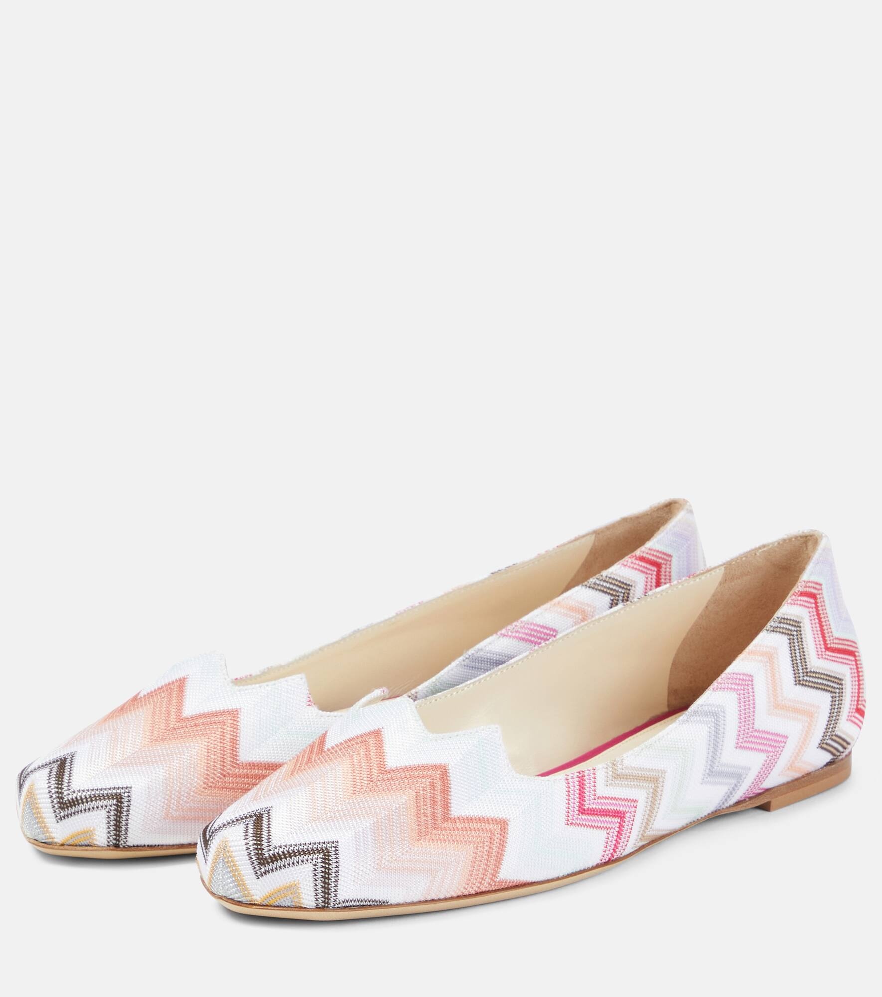Zig Zag ballet flats - 5