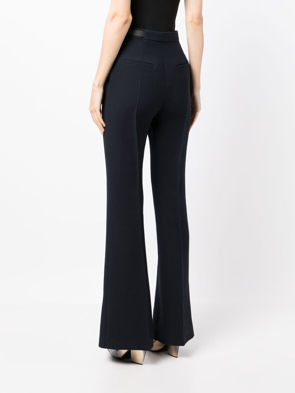 pressed-crease tailored trousers - 4