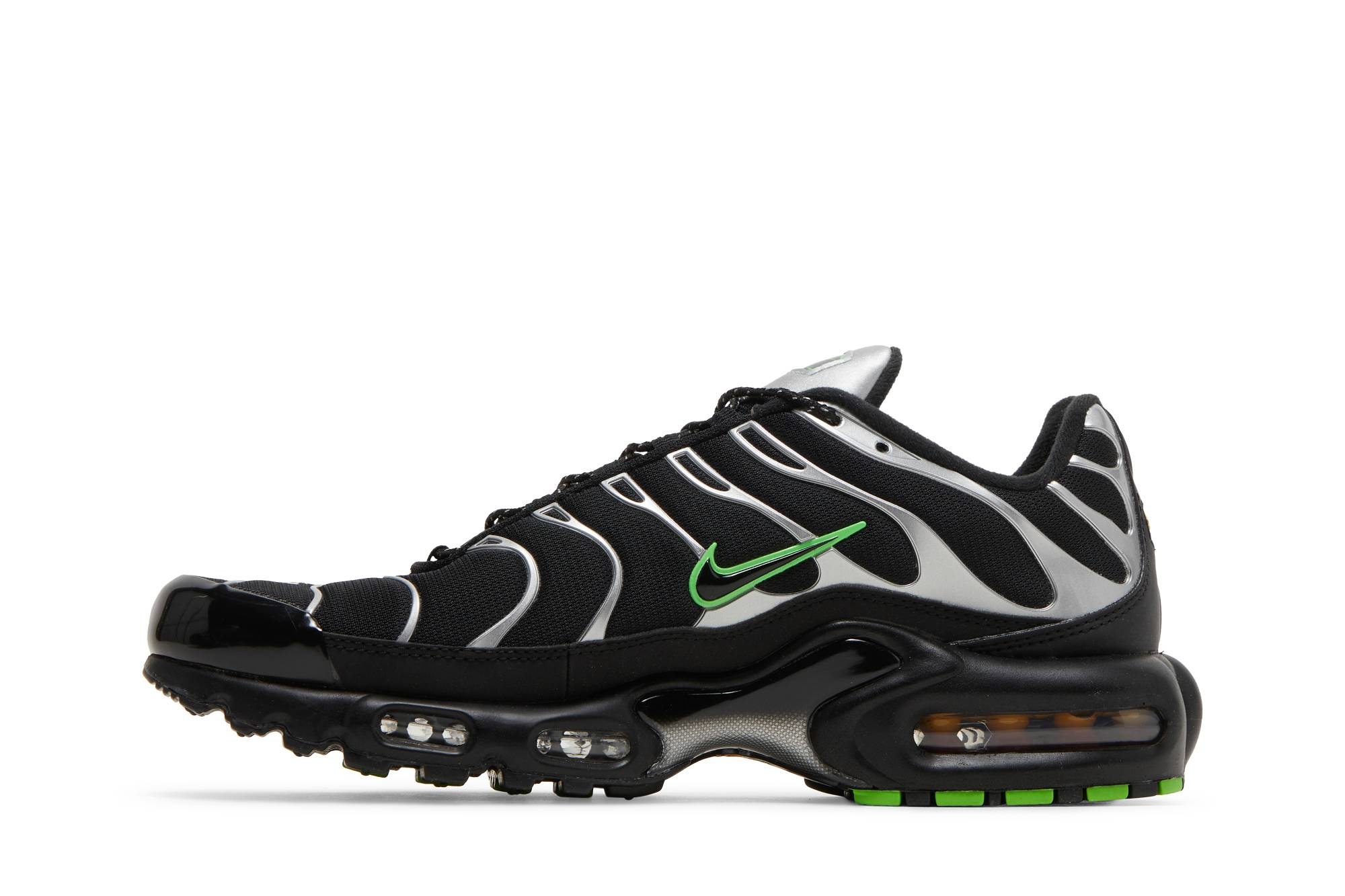 Air Max Plus 'Black Silver Green Strike' - 3