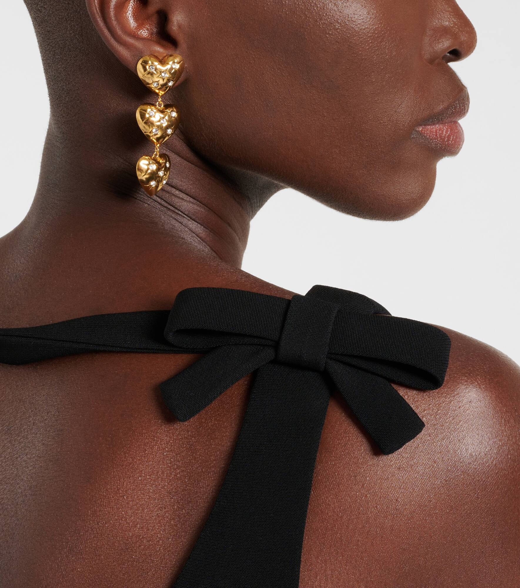 Harlow crystal-embellished drop earrings - 3