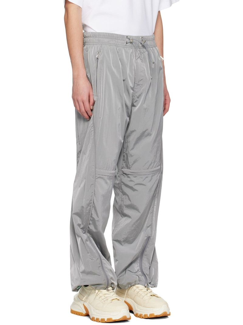 Gray Paneled Track Pants 2