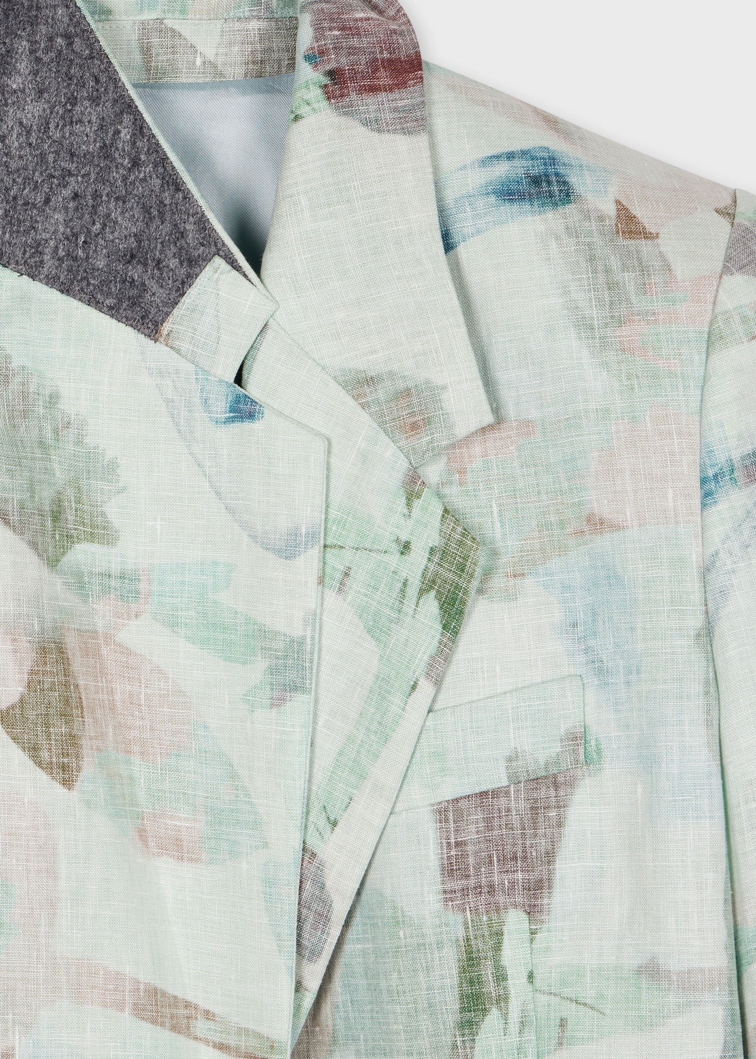 Women's 'Floral Paint Studies' Three-Piece Linen Suit - 2