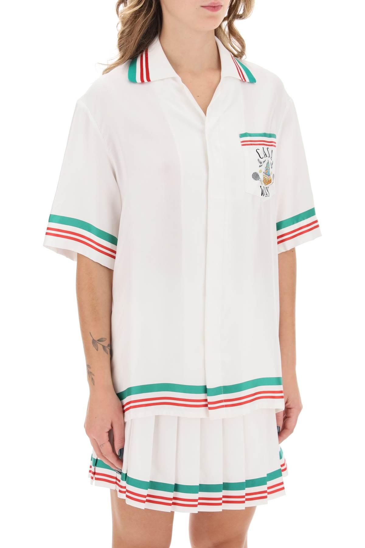 CASA WAY SILK BOWLING SHIRT - 3