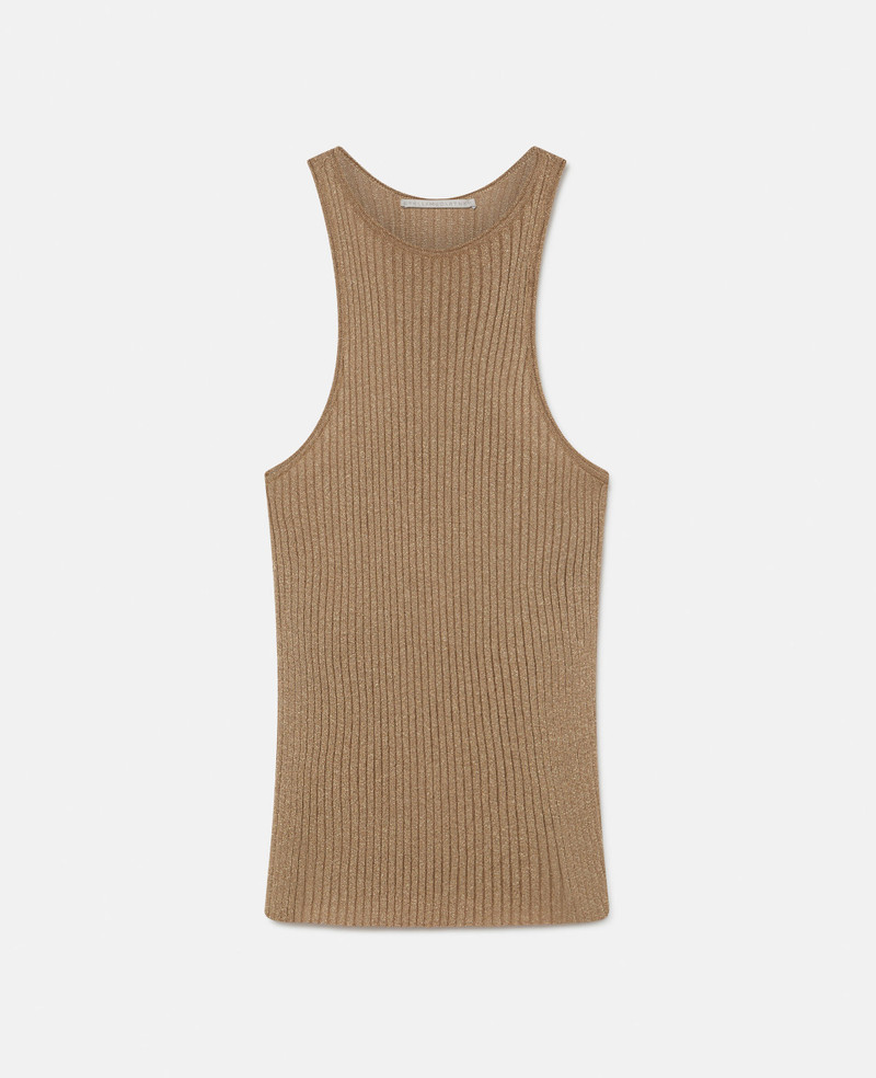 Sparkle Knit Racer Tank Top 1