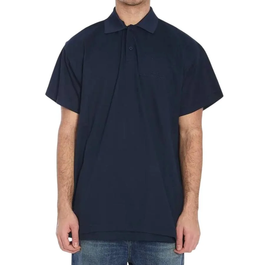 Balenciaga Men's Intertwined Polo Shirt, Brand Size 1 ( Small ) - 1