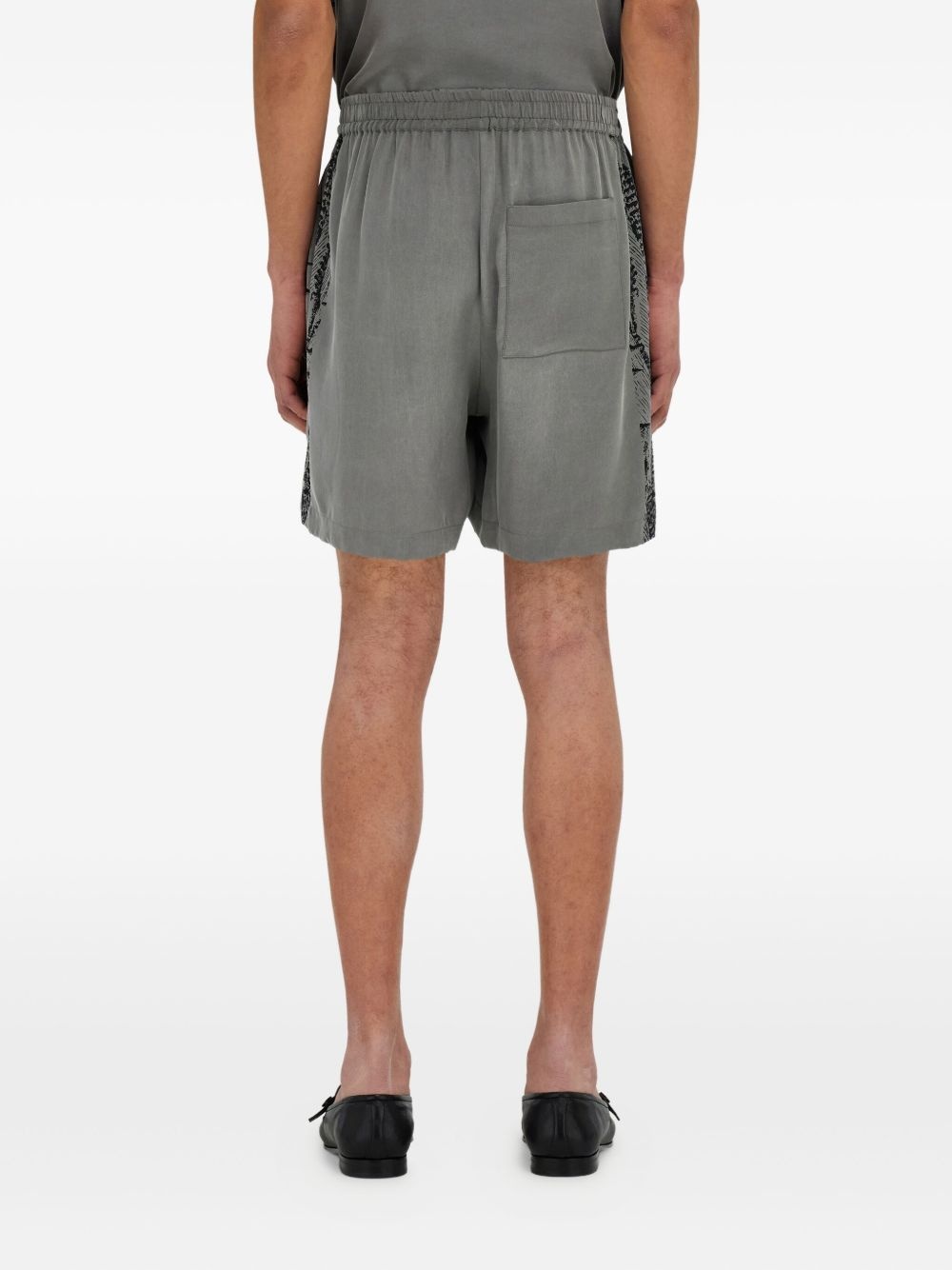 silk bermuda shorts - 4