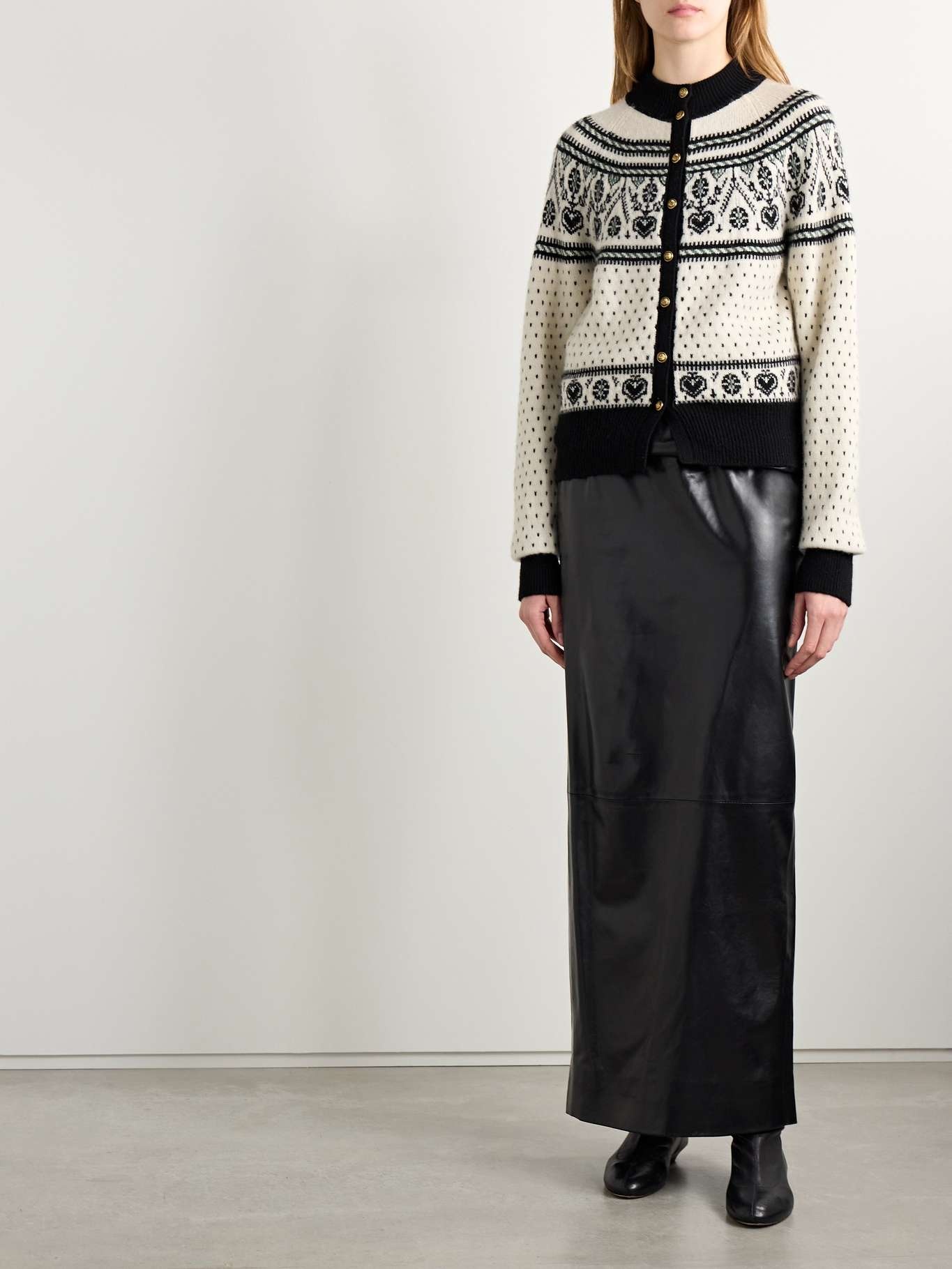 Marc intarsia cashmere-blend cardigan - 2