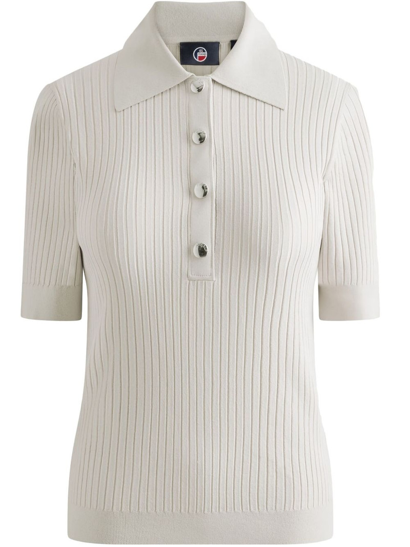 knitted polo top 1