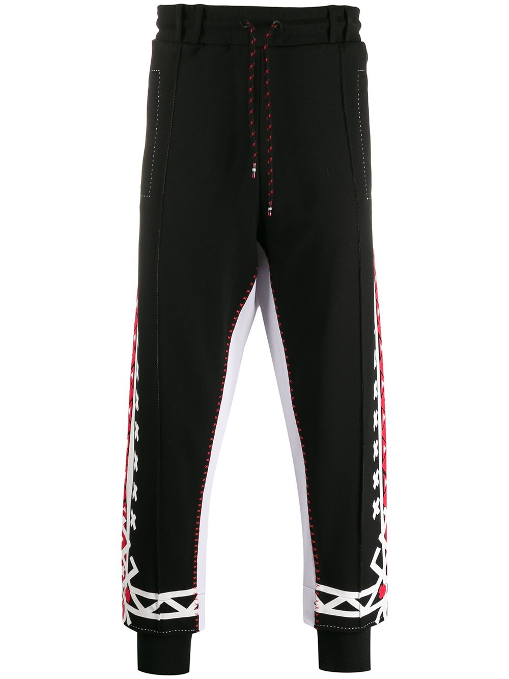 side logo track pants - 1