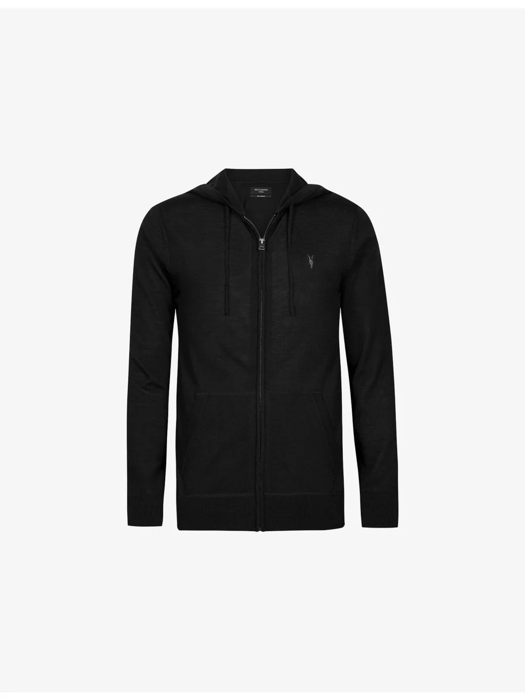 Mode zipped merino-wool hoody - 1