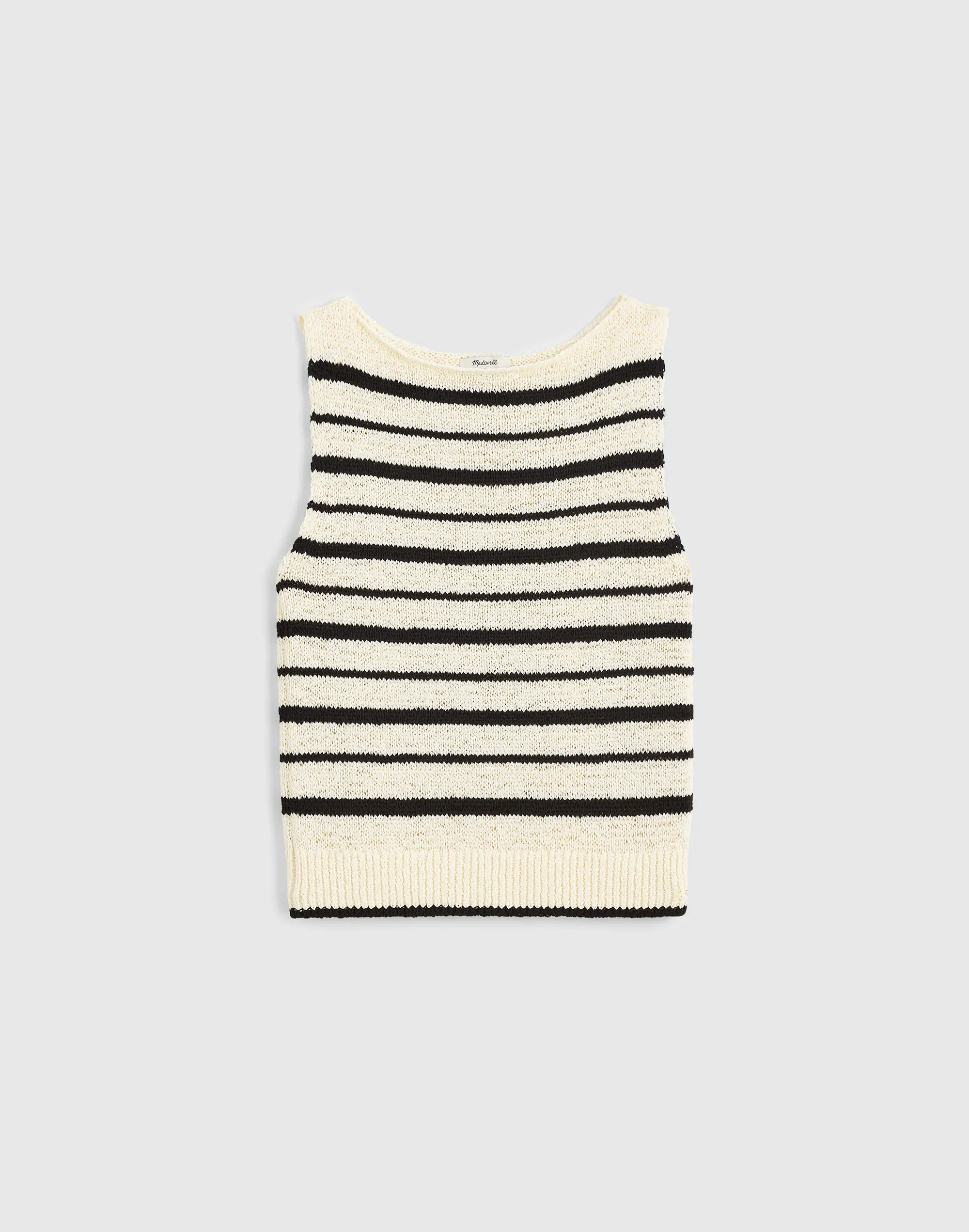 Boatneck Sweater Tank - 1