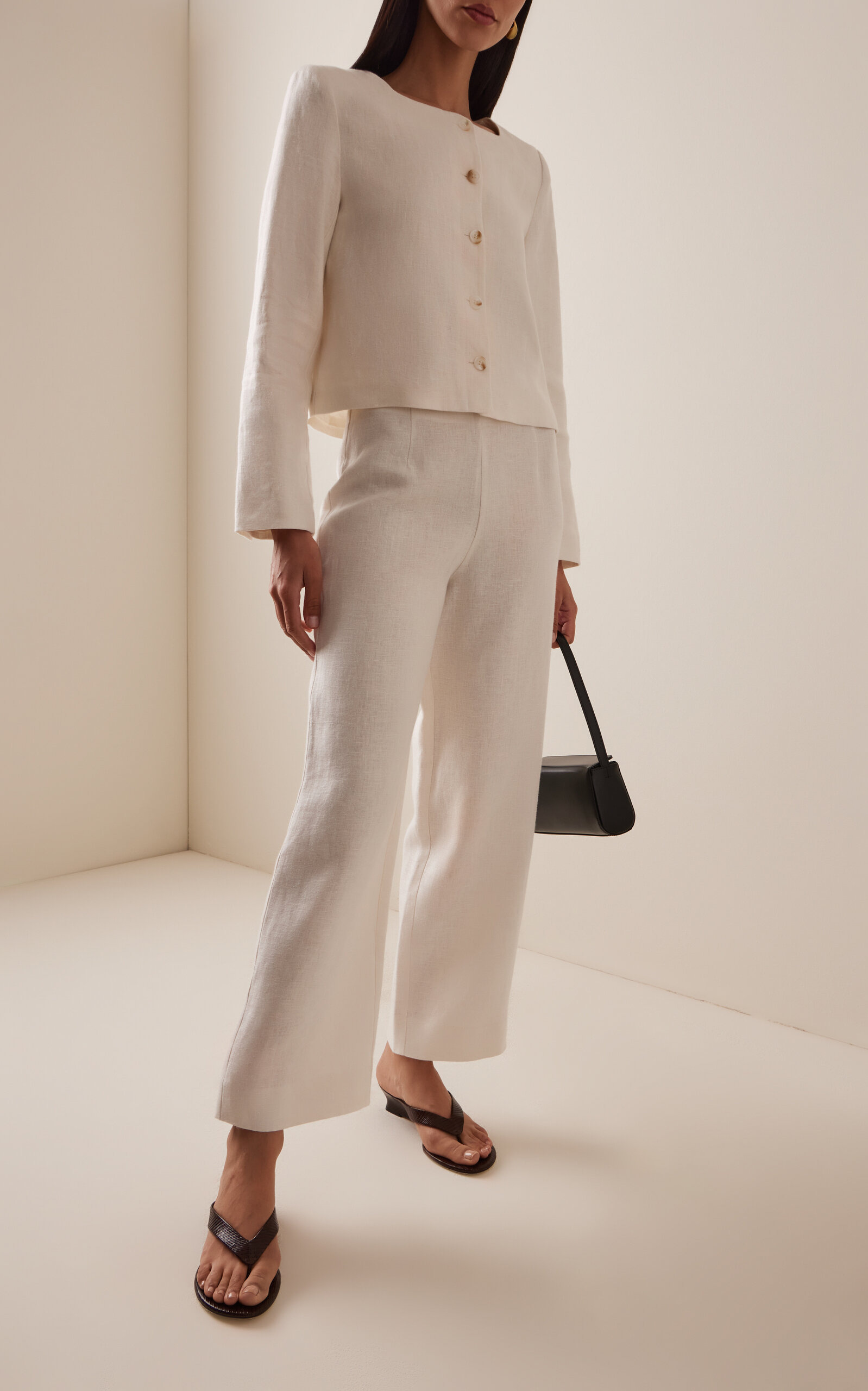 Emma Linen Jacket white - 3