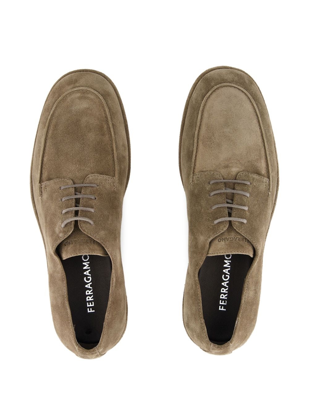 suede derby shoes - 5