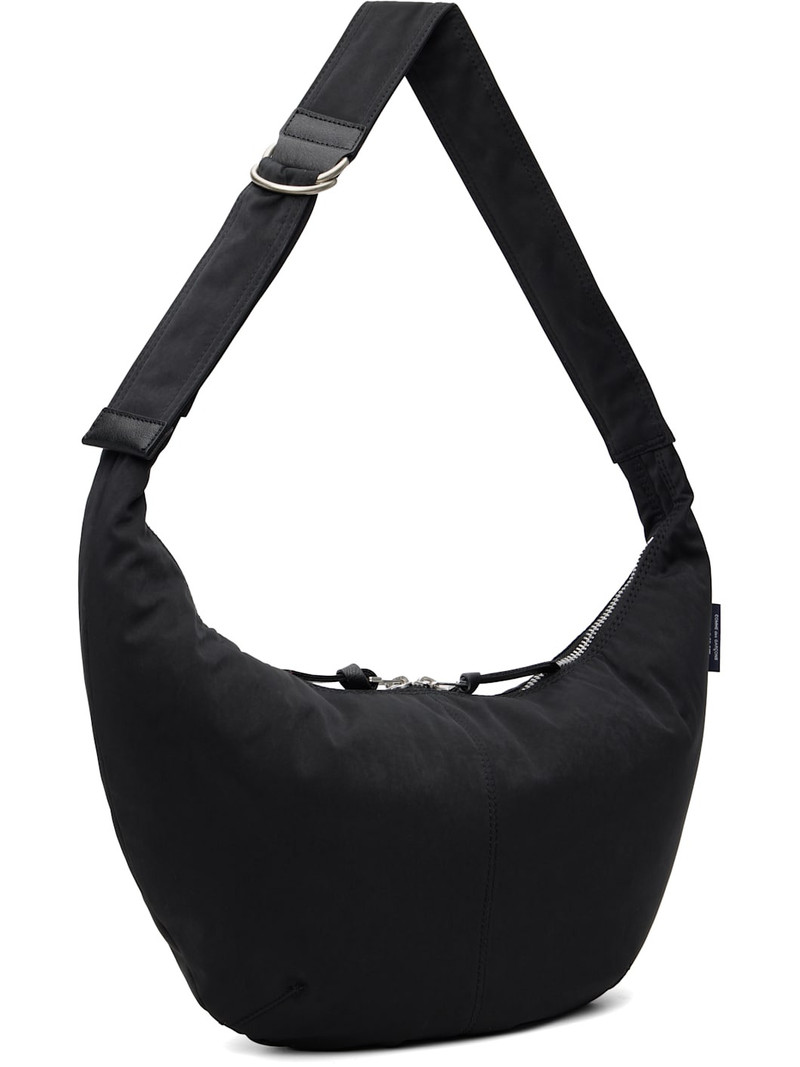 Comme des Garçons Homme Black Cotton Nylon Double Tweel Bag outlook