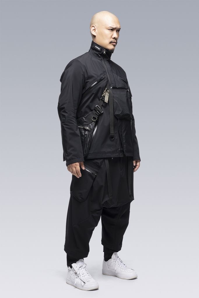 ACRONYM P30A-DSKR-BKS Schoeller® Dryskin™ Ultrawide Drawcord Cargo Trouser  | REVERSIBLE