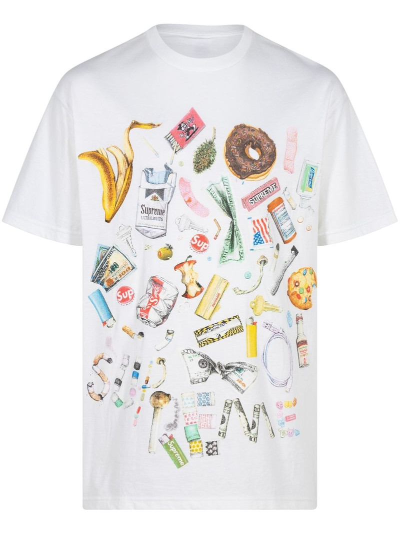 쓰레기 "흰색"T-shirt - 1