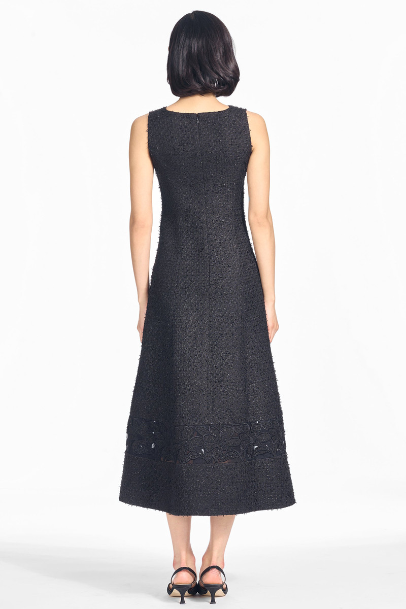 MICHAELA DRESS - CARBON ROSES 5