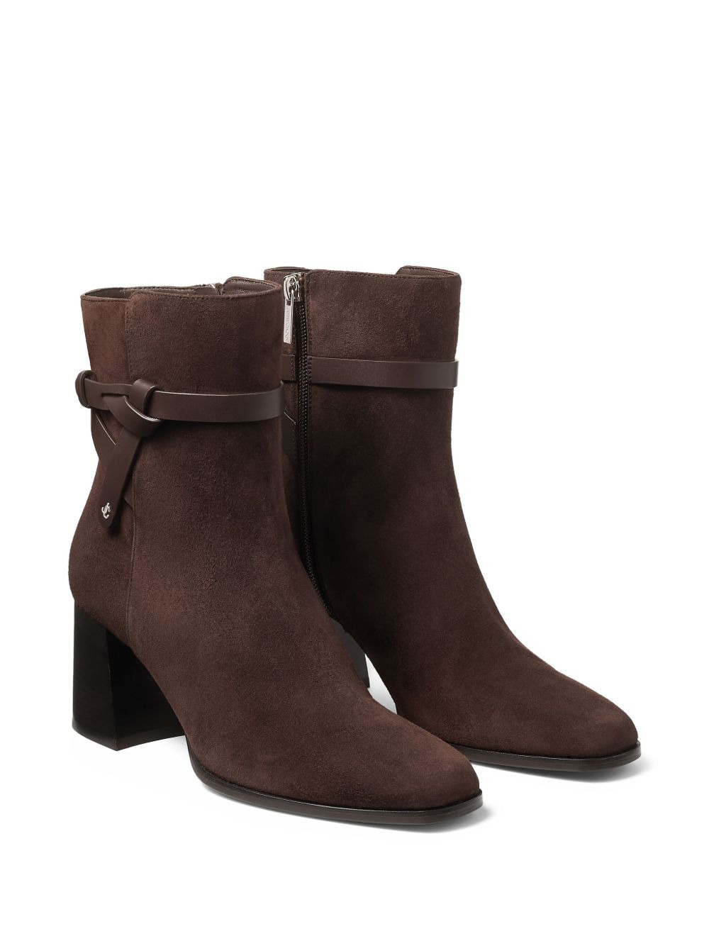 60mm Lawton knotted-strap leather boots - 2