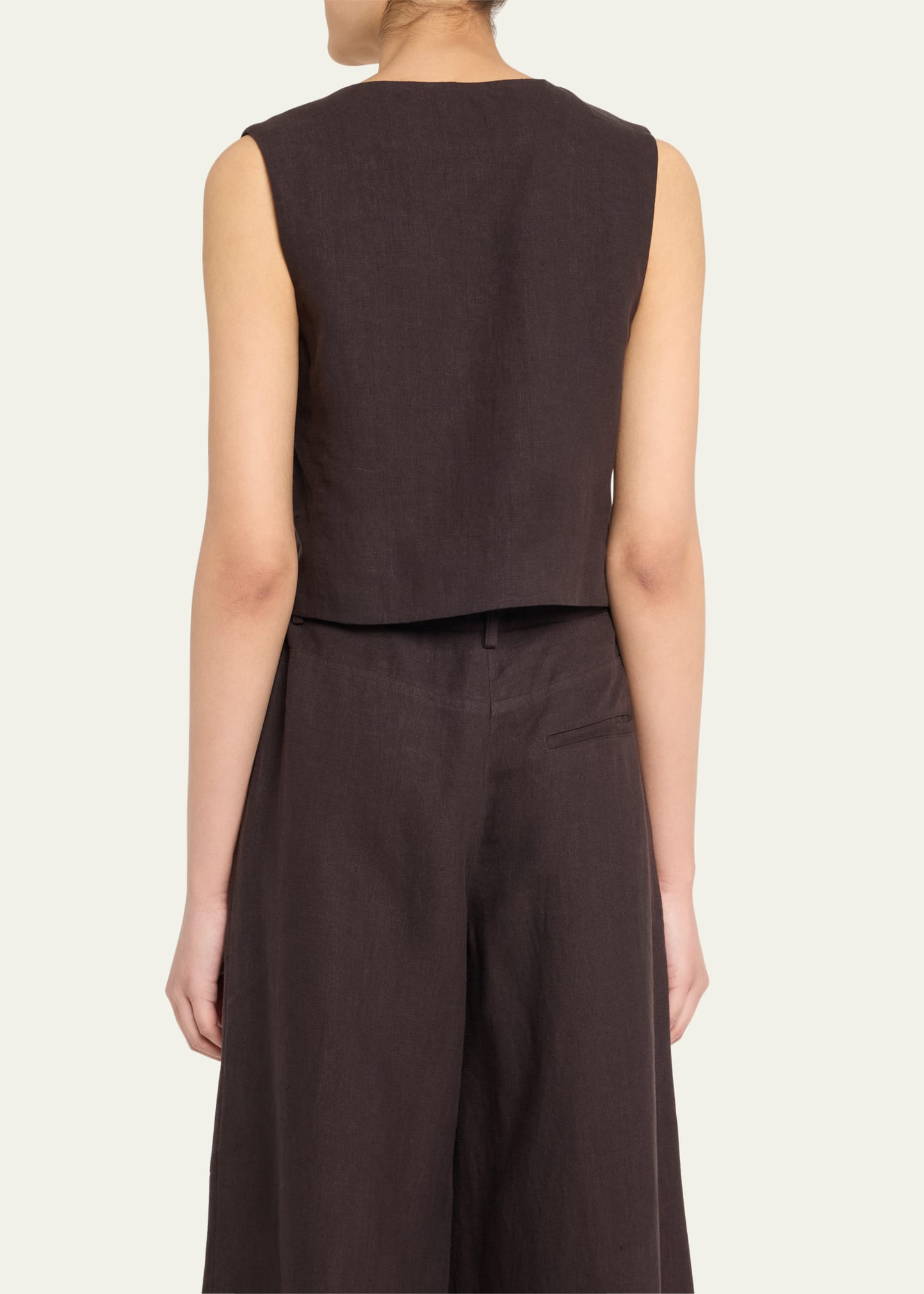 Kikis Linen Vest - 3