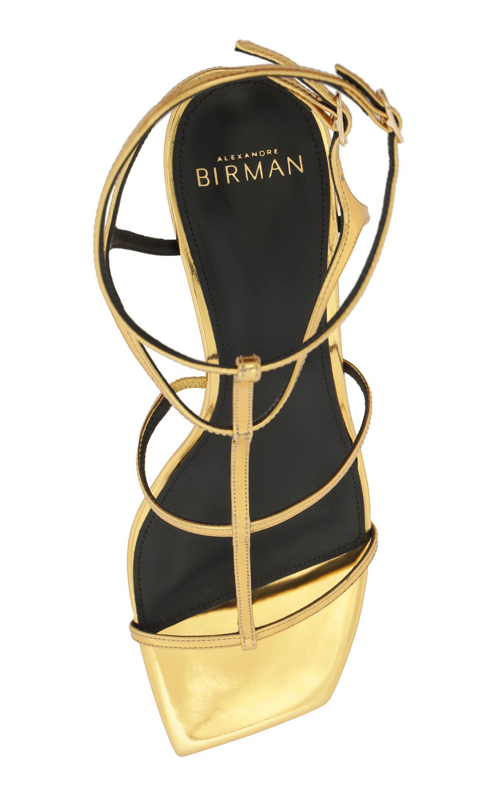 Amanda Metallic Leather Sandals gold - 2