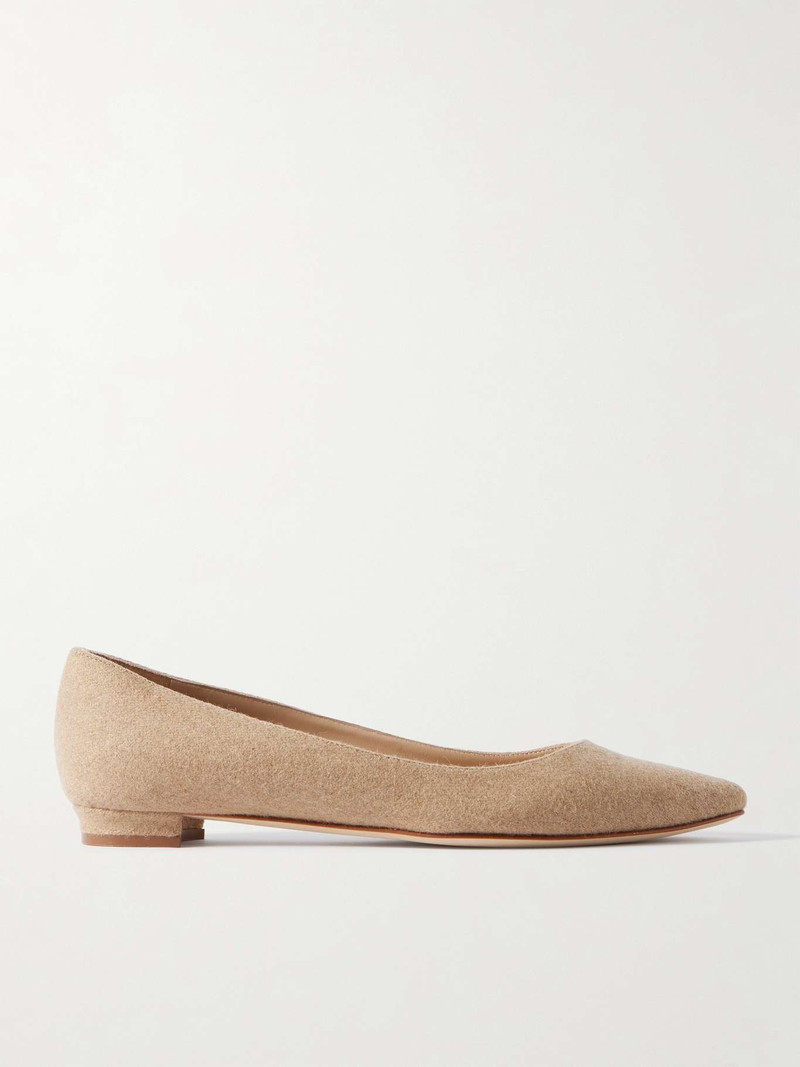 Lanza Bb wool point-toe flats - 1