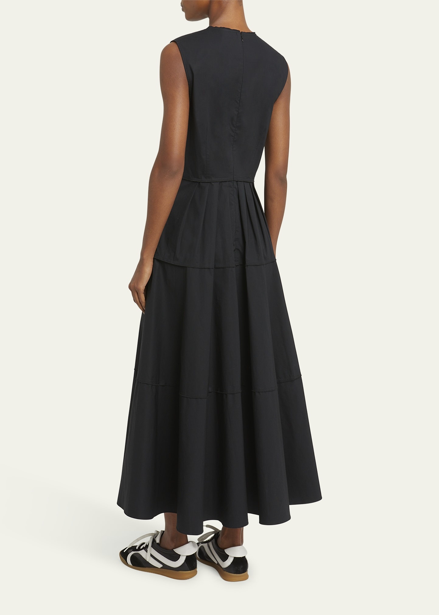 Kailey Stretch Poplin Maxi Dress - 3